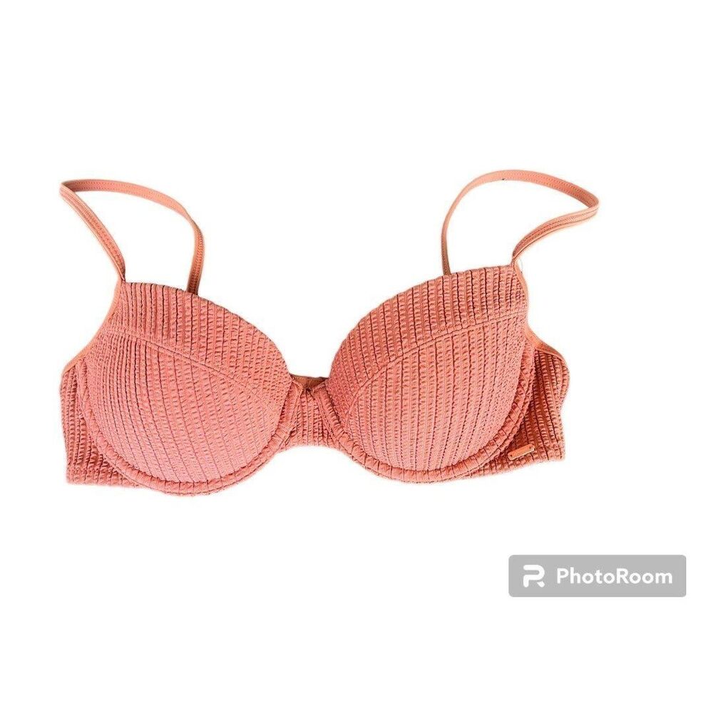 Victoria Secret PINK Corduroy‎ Swim Suit Bikini Top Small
